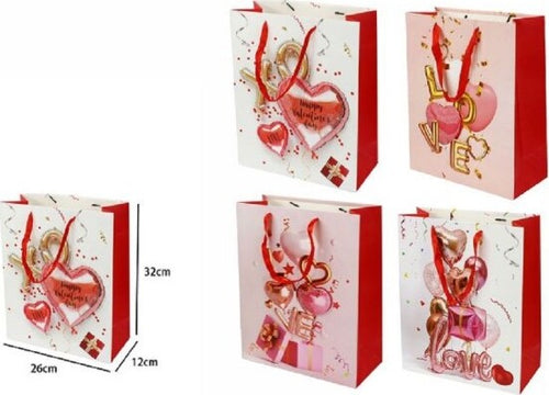 Set-6-Buste-Borsa-Regalo-Sacchetti-San-Valentino-26x32x12cm-71096-Varie-Fantasie