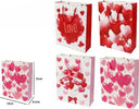 Set-6-Buste-Da-Regalo-Per-San-Valentino-Cuori-18x23x8.5cm-71091-Modelli-Assortiti