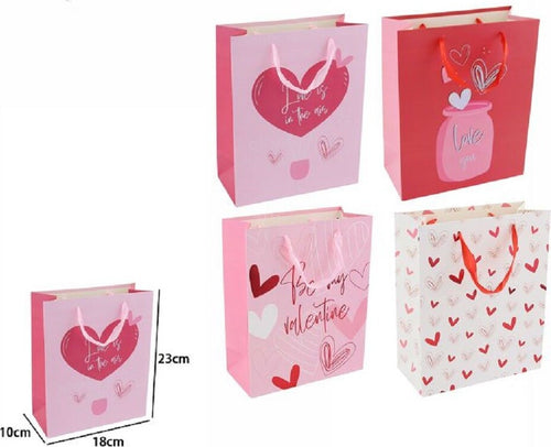 Set 6 Buste Regalo Borsa Sacchetti San Valentino 18x23x10cm 69875 Varie Fantasie Casa e cucina/Hobby creativi/Articoli per confezioni regalo/Sacchetti da regalo Trade Shop italia - Napoli, Commerciovirtuoso.it