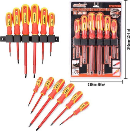 Set-6-Cacciaviti-Cacciavite-Croce-E-Taglio-Isolanti-Con-Punte-Magnetiche