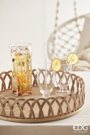 Set 6 cannucce rigide riutilizzabili in vetro trasparenti h 23 Casa e cucina/Decorazioni per interni/Addobbi e decorazioni per ricorrenze/Decorazioni natalizie/Oggettistica MagiediNatale.it - Altamura, Commerciovirtuoso.it