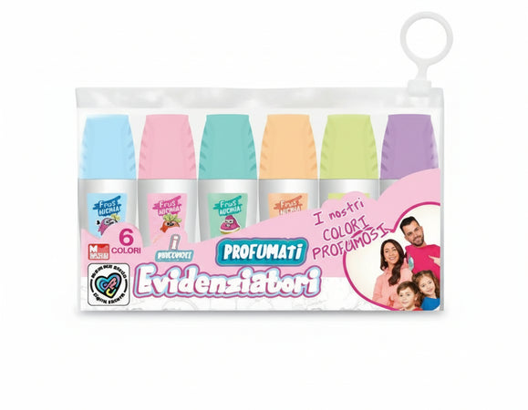 Set-6-Evidenziatori-Profumati-Mamma-Giulia-Figlia-Chiara---I-Profumosi
