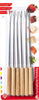 Set 6 forchette fonduta con manico in legno chiaro Casa e cucina/Stoviglie/Posate/Forchette/Forchette da fonduta Scontolo.net - Potenza, Commerciovirtuoso.it