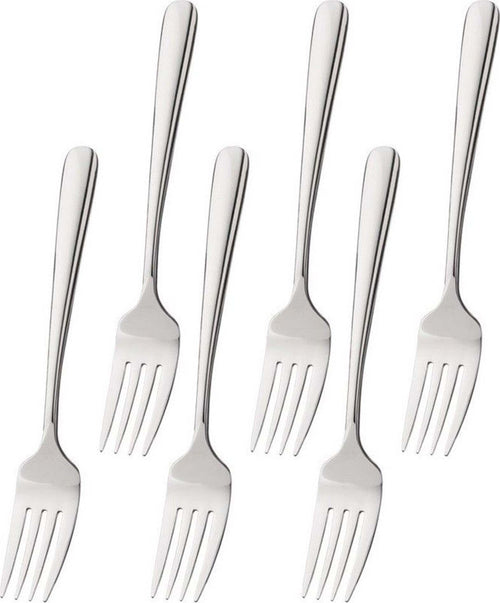 SET 6 PEZZI SERVIZIO FORCHETTE IN ACCIAIO INOX  Trade Shop italia - Napoli, Commerciovirtuoso.it