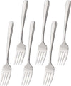 Set-6-Forchette-In-Acciaio-Inox-Servizio-Posate-Da-Tavola-Di-Alta-Qualità