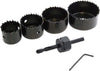 Set-6-Frese-Legno-A-Tazza-Attacco-Varie-Misure-Muro-Buchi-Per-Trapano-Seghe-Fora