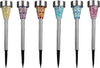 SET 6 LAMPADE MOSAICO DA GIARDINO COLORATE RICARICA SOLARE PALETTI SOLARI 1LED Illuminazione/Illuminazione per esterni/Luci per sentieri Trade Shop italia - Napoli, Commerciovirtuoso.it