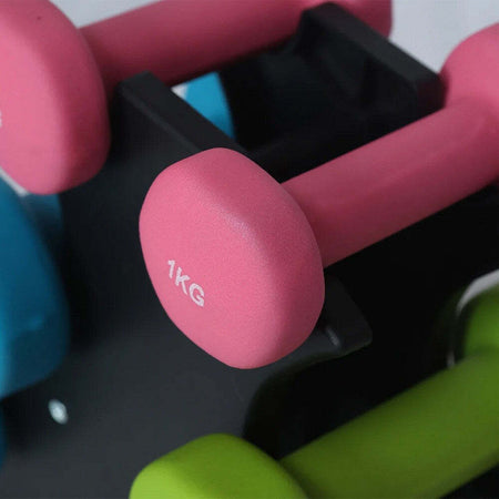 Set 6 Manubri Palestra Con Stand Appoggio 2x1kg +2x2kg +2x3kg Pesi Sport Fitness Sport e tempo libero/Fitness e palestra/Potenziamento muscolare/Pesi e accessori/Manubri Trade Shop italia - Napoli, Commerciovirtuoso.it