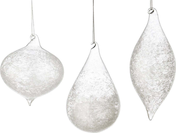 Set 6 palline per albero di natale in vetro Wave da Ø 7 cm Pendaglio decorato Casa e cucina/Decorazioni per interni/Addobbi e decorazioni per ricorrenze/Decorazioni natalizie/Addobbi e decorazioni/Palle e palline MagiediNatale.it - Altamura, Commerciovirtuoso.it