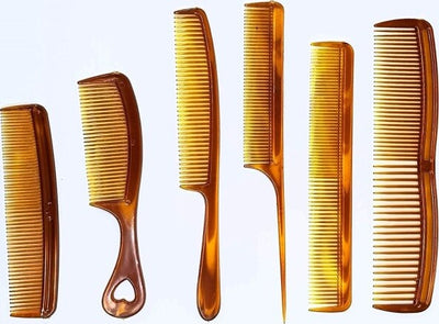 Set-6-Pettini-Pettine-Capelli-Varie-Misure-Accociatura-Parucchiere-Professionale