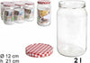 Set 6 Pezzi Contenitore Barattolo In Vetro Con Coperchio Barattolini 2 Lt Casa, arredamento e bricolage > Cucina > Barattoli e Contenitori Trade Shop italia - Napoli, Commerciovirtuoso.it