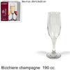 Set 6 Pezzi Servizio Calici Calice Bicchieri Vetro 190cc Per Champagne Spumante Casa e cucina/Stoviglie/Bicchieri e cristalli/Calici da vino Trade Shop italia - Napoli, Commerciovirtuoso.it
