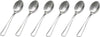 Set-6-Pezzi-Servizio-Cucchiaini-Da-Te-Caffè-Gelato-Zucchero-Posate-In-Acciaio