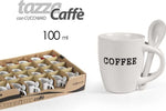 Set 6 Pezzi Tazzina Tazza Caffe' Con Cucchiaio Bicchierino 100ml Coffee 818059 Casa e cucina/Stoviglie/Piatti ciotole e vassoi/Tazze e piattini/Tazze e tazzine da caffè Trade Shop italia - Napoli, Commerciovirtuoso.it