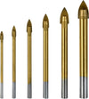 SET 6 PUNTE AD ALETTE PER VETRO E CERAMICA IN TITANIO PER TRAPANO RIBITECH Fai da te/Utensili elettrici e a mano/Accessori per utensili elettrici/Set punte per trapani Trade Shop italia - Napoli, Commerciovirtuoso.it