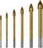 SET 6 PUNTE AD ALETTE PER VETRO E CERAMICA IN TITANIO PER TRAPANO RIBITECH Fai da te/Utensili elettrici e a mano/Accessori per utensili elettrici/Set punte per trapani Trade Shop italia - Napoli, Commerciovirtuoso.it