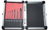 SET 6 PUNTE AD ALETTE PER VETRO E CERAMICA PER TRAPANO 3/4/5/6/8/10 mm Fai da te/Utensili elettrici e a mano/Accessori per utensili elettrici/Set punte per trapani Trade Shop italia - Napoli, Commerciovirtuoso.it