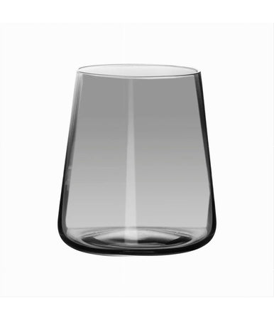 Set 6 Pz Bicchieri 38cl Eleganti In Vetro Trasparente Jolange Grigi Vino Bevande