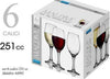 Set 6 Pz Calici Bicchieri Bicchiere Vino Maldive 251cc Vetro Trasparente 570278 Casa e cucina/Stoviglie/Bicchieri e cristalli/Calici da acqua Trade Shop italia - Napoli, Commerciovirtuoso.it