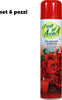 Set 6 Pz Deodorante Per Ambiente Spray Profumo Casa Fresco 300 Ml Rose Rosse Casa, arredamento e bricolage > Accessori Casa > Diffusore Ambiente Trade Shop italia - Napoli, Commerciovirtuoso.it
