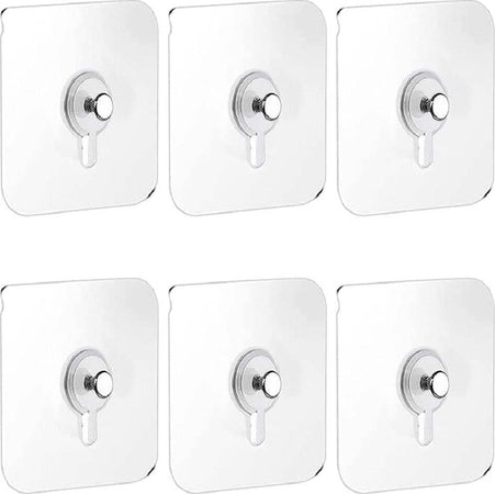 Set 6 Pz Ganci Autoadesivi Per Quadri Trasparenti Appendi Senza Chiodi Orologio Fai da te/Ferramenta/Chiodi viti ed elementi di fissaggio/Ganci appendi quadri Trade Shop italia - Napoli, Commerciovirtuoso.it