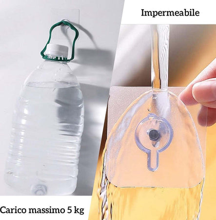 Set 6 Pz Ganci Autoadesivi Per Quadri Trasparenti Appendi Senza Chiodi Orologio Fai da te/Ferramenta/Chiodi viti ed elementi di fissaggio/Ganci appendi quadri Trade Shop italia - Napoli, Commerciovirtuoso.it