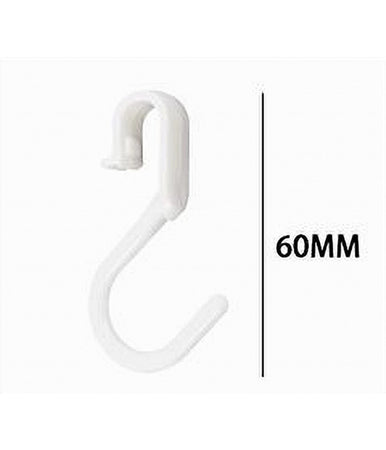 Set 6 Pz Ganci Multiuso Forma S Salvaspazio Per Cucina Bagno Casa Bianchi 87365