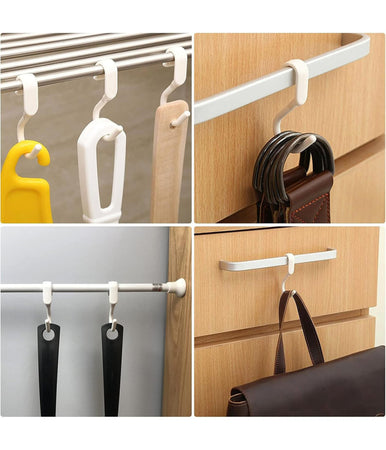 Set 6 Pz Ganci Multiuso Forma S Salvaspazio Per Cucina Bagno Casa Bianchi 87365