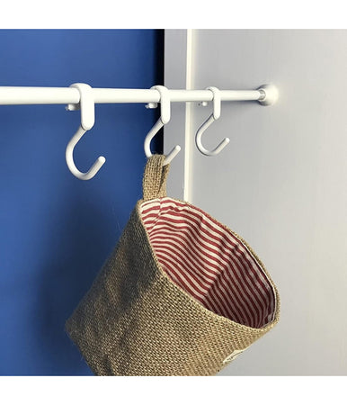 Set 6 Pz Ganci Multiuso Forma S Salvaspazio Per Cucina Bagno Casa Bianchi 87365