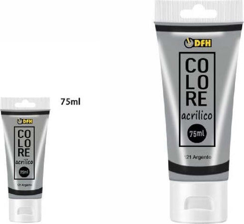 Set-6-Pz-Pittura-Acrilica-Vernice-Confezione-Colore-Argento-121-Tubo-75-Ml-07488