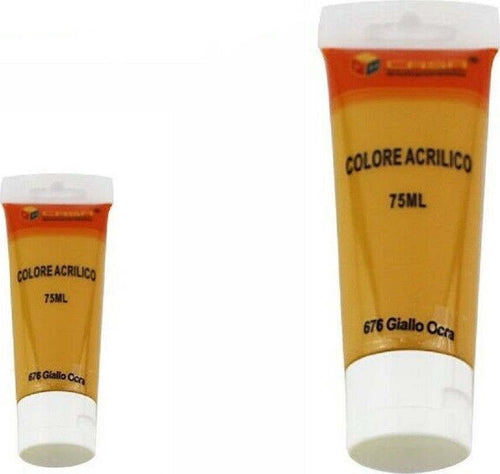 Set 6 Pz Pittura Acrilica Vernice Confezione Colore Giallo Ocra Tubo 75 Ml 07506 Casa, arredamento e bricolage > Hobby e collezionismo > Disegno e Pittura Trade Shop italia - Napoli, Commerciovirtuoso.it