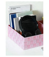 Set 6 Pz Scatola In Tessuto Organizer Armadio Scaffali Porta Oggetti Rosa 79071