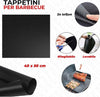 Set 6 Pz Tappetini In Teflon Per Griglia Barbecue 40x50cm Riutilizzabili 7823805 Casa e cucina/Elettrodomestici per la cucina/Piastre e griglie elettriche/Piastre Trade Shop italia - Napoli, Commerciovirtuoso.it