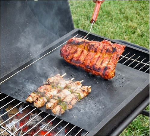 Set 6 Pz Tappetini In Teflon Per Griglia Barbecue 40x50cm Riutilizzabili 7823805 Casa e cucina/Elettrodomestici per la cucina/Piastre e griglie elettriche/Piastre Trade Shop italia - Napoli, Commerciovirtuoso.it