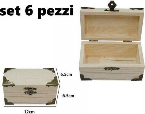 Set 6 Scatole Box Astuccio In Legno Decoupage Portagioie Cofanetto 53373a Casa, arredamento e bricolage > Arredamento > Portaoggetti Trade Shop italia - Napoli, Commerciovirtuoso.it