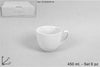 Set 6 Tazze In Porcellana Bianca Servizio Tazza Per Latte Colazione Mug 450ml Casa e cucina/Stoviglie/Piatti ciotole e vassoi/Tazze e piattini/Tazze da tè Trade Shop italia - Napoli, Commerciovirtuoso.it