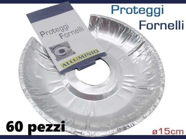 Set 60 Pezzi Proteggi Fornelli Fornello Da Sporco Grasso Alluminio Rotondi Casa, arredamento e bricolage > Cucina > Monouso Trade Shop italia - Napoli, Commerciovirtuoso.it