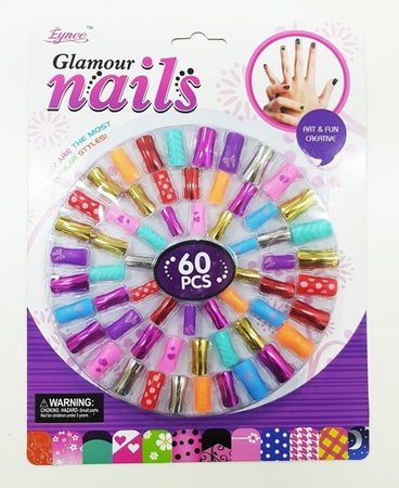 SET 60 TIPS UNGHIE FINTE GLAMOUR RICOSTRUZIONE MANICURE FRENCH RAGAZZE BAMBINE Bellezza/Manicure e pedicure/Decorazioni per unghie/Attrezzatura per Nail Art/Kit di decorazione Trade Shop italia - Napoli, Commerciovirtuoso.it