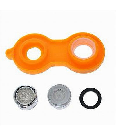 Set 6pz Aeratore Rubinetto M24 In Abs Filtro Bagno Cucina Chiave Rompigetto 87988