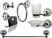Set 6pz Bagno Acciaio Vetro Ceramica Blu Nere 52438 Porta Rotolo Sapone Asciugamano Casa, arredamento e bricolage > Accessori Bagno > Set da Bagno Trade Shop italia - Napoli, Commerciovirtuoso.it
