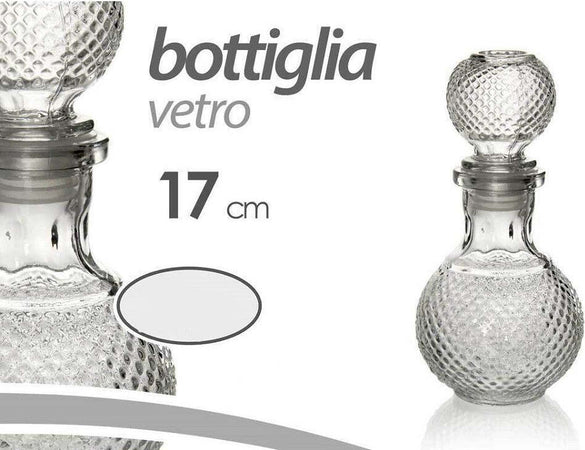 Set 6pz Bottiglia Bottiglietta 17 Cm 250ml Vetro Multiuso Ermetica Deluxe 773068 Casa e cucina/Organizzazione interni/Contenitori e barattoli da cucina/Conservazione cibi/Barattoli e contenitori Trade Shop italia - Napoli, Commerciovirtuoso.it