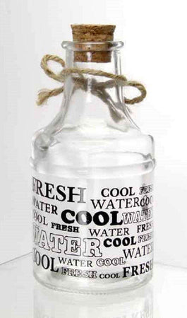 Set 6pz Bottiglia Bottiglietta In Vetro Tappo In Sughero Decorative 225cc 742293 Casa e cucina/Stoviglie/Bicchieri e cristalli/Brocche carraffe e decanter/Brocche e caraffe Trade Shop italia - Napoli, Commerciovirtuoso.it