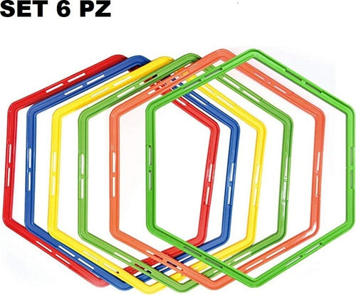 Set 6pz Anelli Velocit? Allenamento Agilit? Esagonale Per Calcio Fitness Da 50cm Sport e Tempo Libero > Attrezzi e Abbigliamento Sportivo > Attrezzi per Esercizi Trade Shop italia - Napoli, Commerciovirtuoso.it