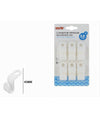 Set 6pz Connettore Appendiabiti Collegamento Ganci Grucce Appendini Salvaspazio 87355