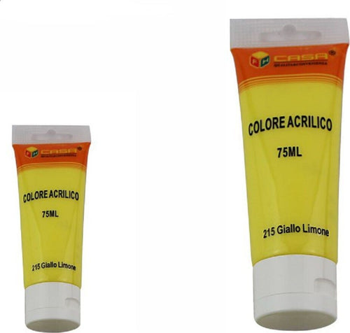 Set 6pz Pittura Acrilica Vernice Confezione Colore Giallo Limone Tubo 75ml 07490 Casa, arredamento e bricolage > Hobby e collezionismo > Disegno e Pittura Trade Shop italia - Napoli, Commerciovirtuoso.it