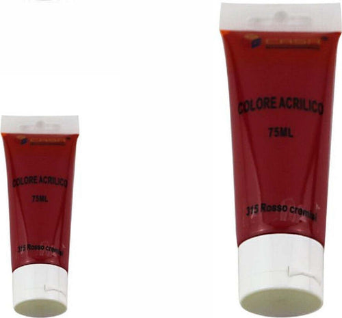 Set 6pz Pittura Acrilica Vernice Confezione Colore Rosso Cremisi Tubo 75ml 07501 Casa, arredamento e bricolage > Hobby e collezionismo > Disegno e Pittura Trade Shop italia - Napoli, Commerciovirtuoso.it