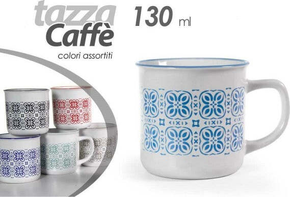Set-6pz-Tazza-Tazzina-Caffè-130ml-Organza-Americano-Lungo-Italiano-783760-Col.-Ass.