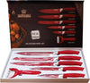 Set Coltelli Bavaria 6 Pezzi Coltelli Da Cucina Professionali + Pela Patate Colorati in Pietra Lavica Art. Kn500 Casa e cucina/Utensili da cucina/Coltelli da cucina/Set di coltelli da cucina L'Orchidea - Siderno, Commerciovirtuoso.it