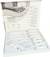 Set-7-Coltelli-Da-Cucina-In-Acciaio-Manico-Antiscivolo-Piu-Pelapatate-White