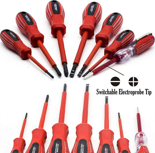 SET 7 PEZZI CACCIAVITI GIRAVITI ISOLATI CON MANICO IN GOMMA GRIP CON CERCAFASE Fai da te/Utensili elettrici e a mano/Utensili a mano/Cacciaviti/Set cacciaviti Trade Shop italia - Napoli, Commerciovirtuoso.it